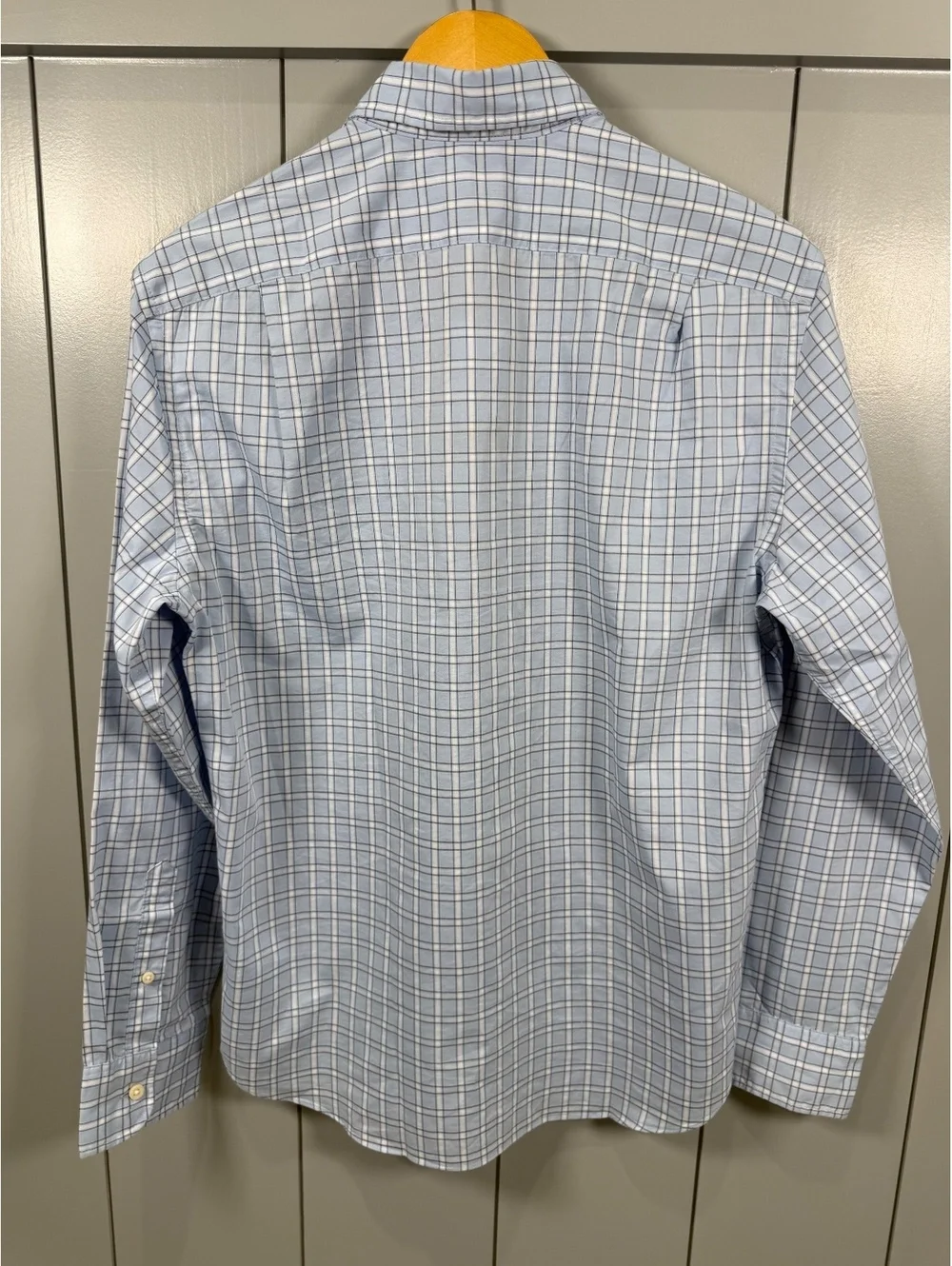 J.Crew NWT Performance Slim preppy cowboy core clean cut Blue Shirt Med